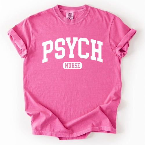Psych Nurse Collegiate - Comfort Colors