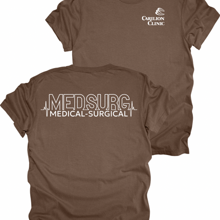 Carilion Clinic MedSurg Heartbeat- Comfort Colors T-Shirt