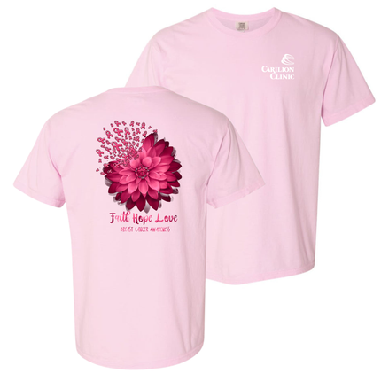 Carilion Clinic  Breast Cancer Faith, Hope and Love - Comfort Colors T-Shirt