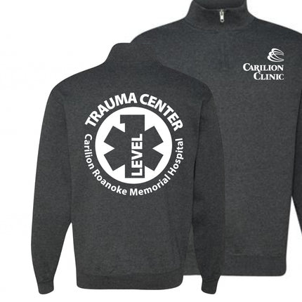 Carilion Clinic Logo - Jerzees 995M Quarter Zip Sweatshirt