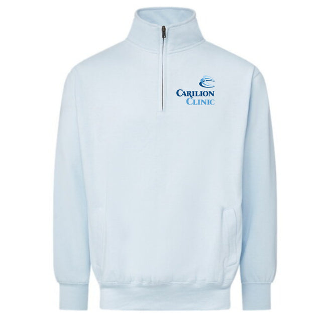 Carilion Clinic - Colorful Quarter Zip Sweatshirt with Pockets
