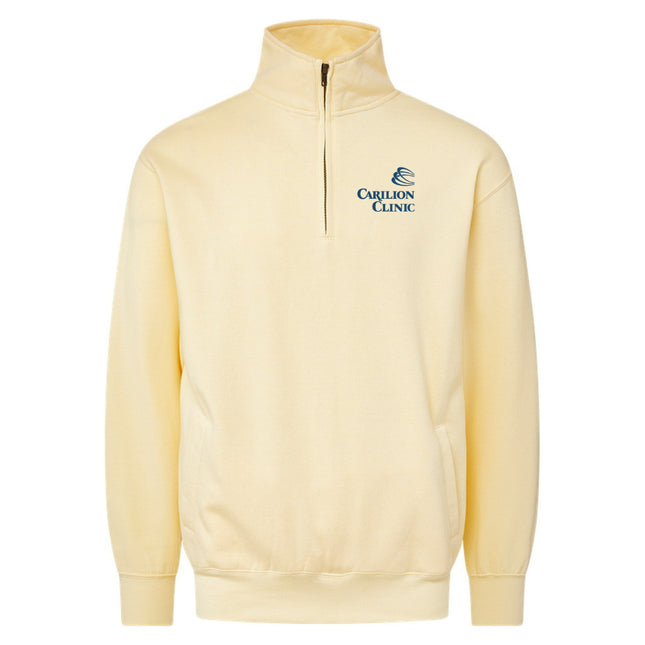 Carilion Clinic - Colorful Quarter Zip Sweatshirt with Pockets