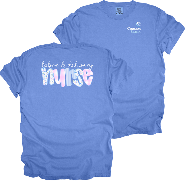 Carilion Children's Pastel Nurse - Comfort Colors Apparel
