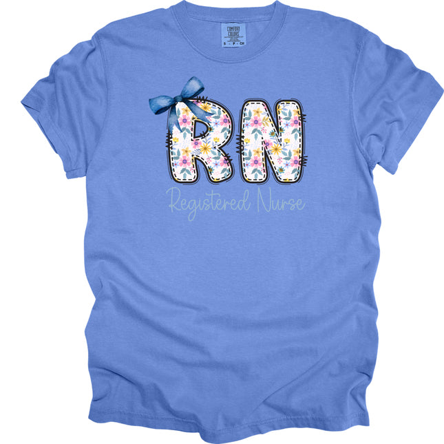 RN Blue Spring Design - Comfort Colors T-Shirt