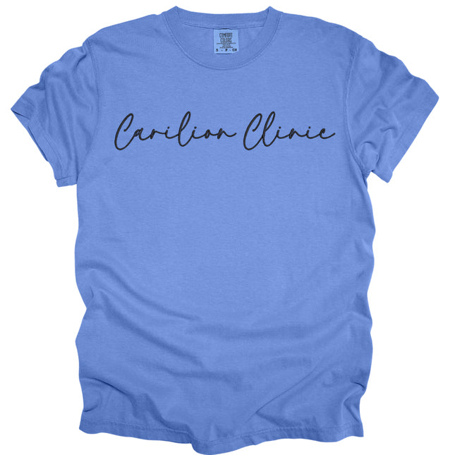 Carilion Clinic Cursive Writing Print - Comfort Colors T-Shirt