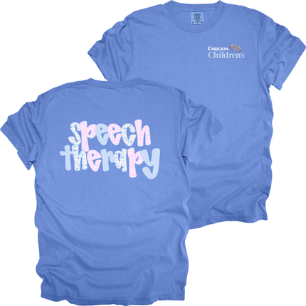 Carilion Children's Pastel Speech Therapy - Comfort Colors Apparel