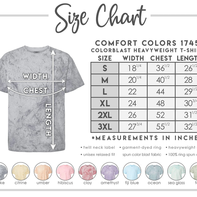 Custom Designs Comfort Colors 1717 Colorblast T-Shirt