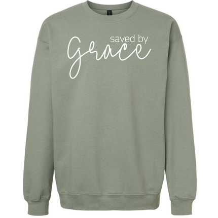 Saved By Grace - Gildan Sweatshirt