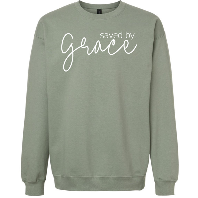 Saved By Grace - Gildan Sweatshirt