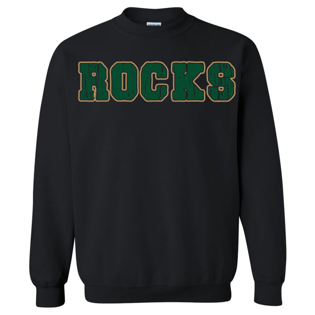 ROCKS - green lettering