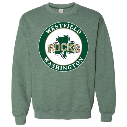 School Emblem - Green / White