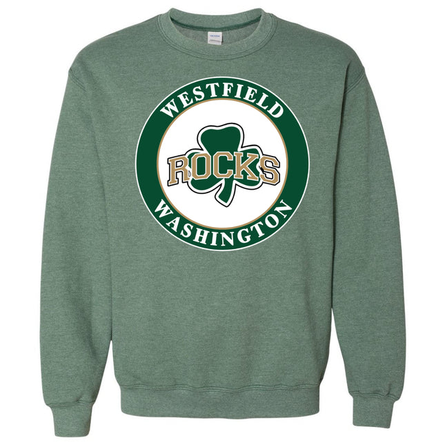 School Emblem - Green / White