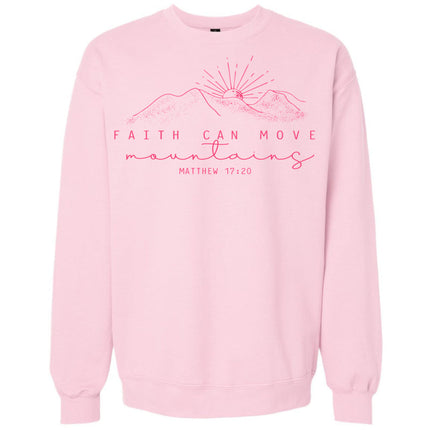 Faith Can Move Mountains - Gildan Sweatshirt