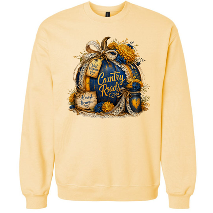 West Virginia Country Roads Pumpkin- Comfort Colors and Gildan