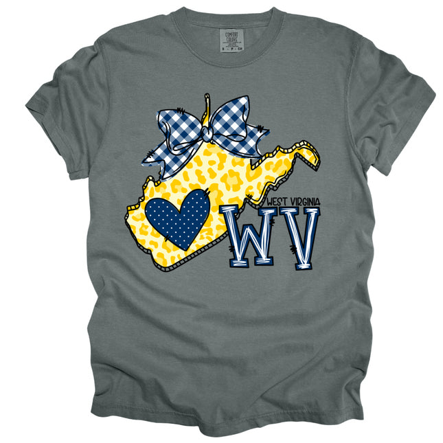 West Virginia with Checkered Bow