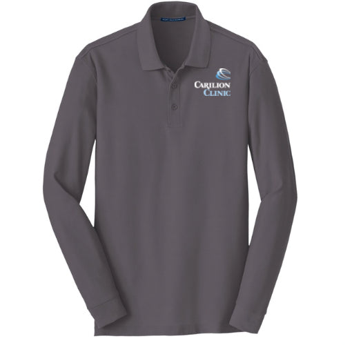 Carilion Clinic Port Authority Long Sleeve Polo - K100LS