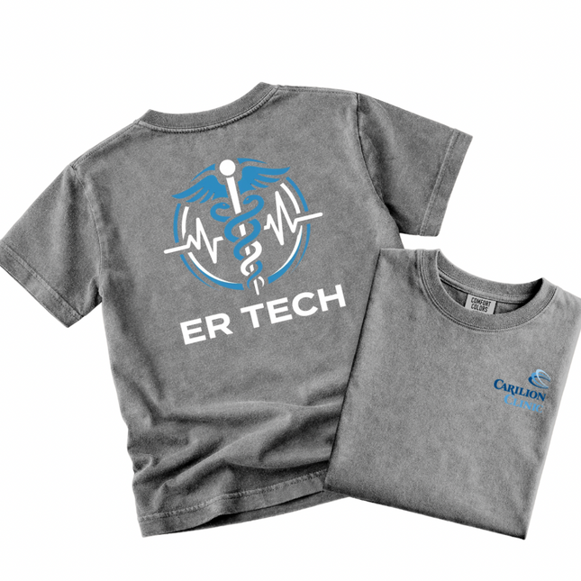 Carilion Clinic ER Tech 1  - Comfort Colors Apparel