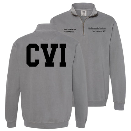 Carilion Clinic CVI Quarter Zip - Comfort Colors