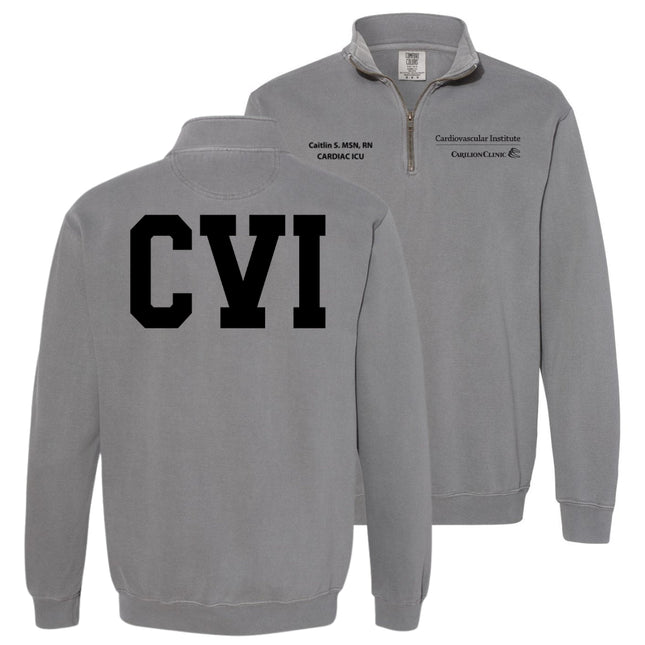 Carilion Clinic CVI Quarter Zip - Comfort Colors