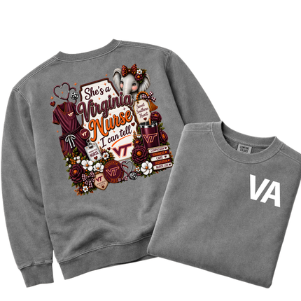 Veterans Administration VT Nurse  - Comfort Colors Apparel