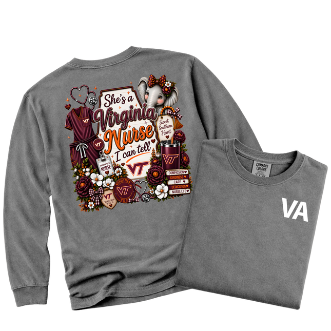 Veterans Administration VT Nurse  - Comfort Colors Apparel