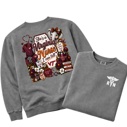 VT Nurse  - Comfort Colors Apparel