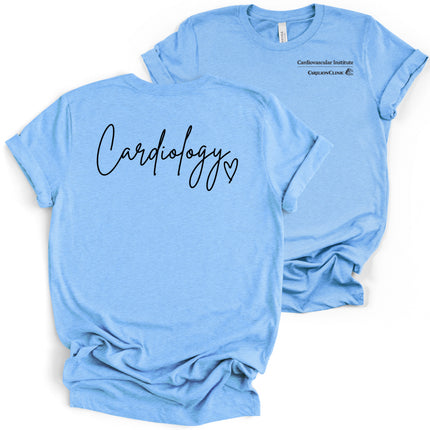 Carilion Clinic Cardiology with Heart - Bella and Canvas T-Shirt