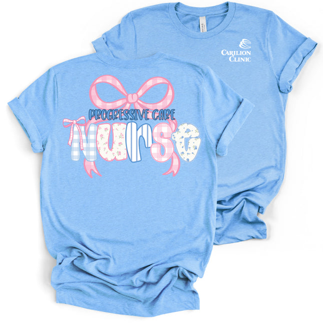 Carilion Clinic Preppy Nurse per Department - Bella and Canvas - T-Shirt