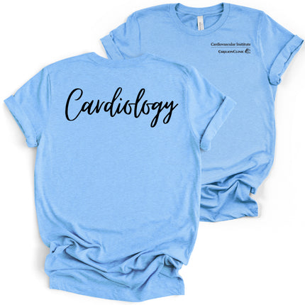 Carilion Clinic Cardiology Cursive - Bella and Canvas T-Shirt