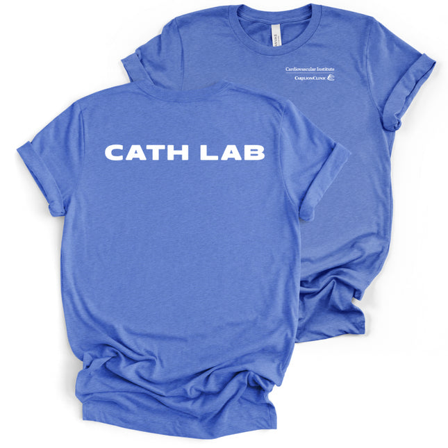 Carilion Clinic Cath Lab with Titles - Bella and Canvas - T-Shirt