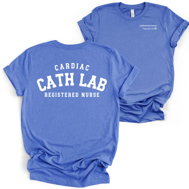 Carilion Clinic Cath Lab with Titles - Bella and Canvas - T-Shirt