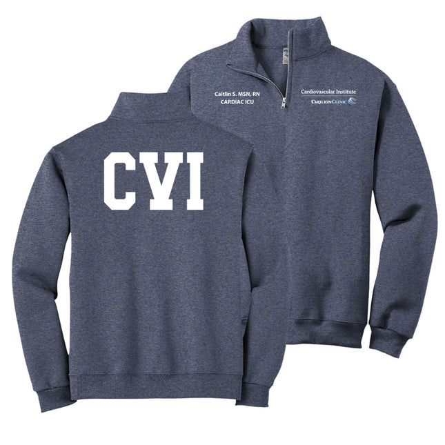 Carilion Clinic Cardiovascular Jerzee Quarter Zip