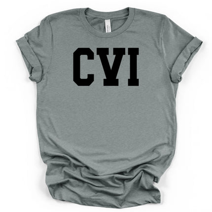 Carilion Clinic CVI on Front Bella and Canvas - T-Shirt and Long Sleeve