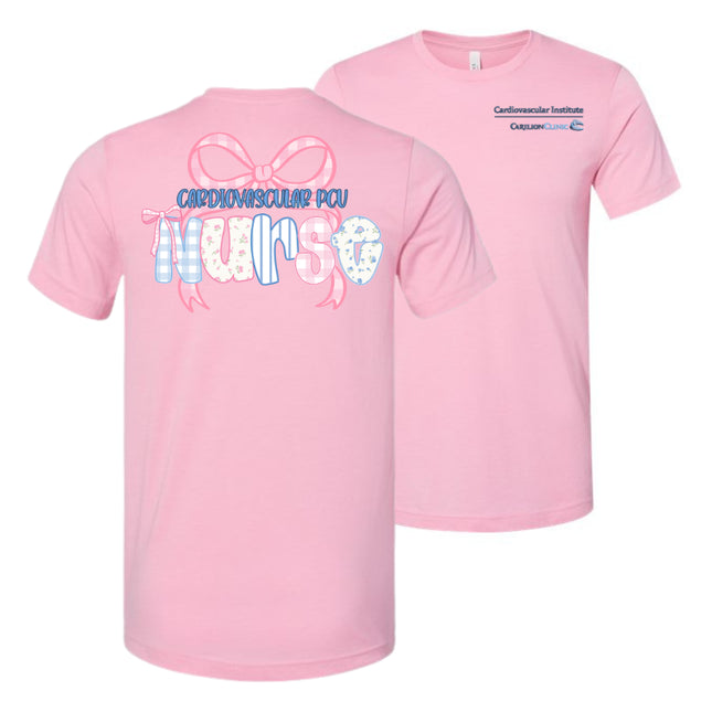 Carilion Clinic Preppy Nurse per Department - Bella and Canvas - T-Shirt