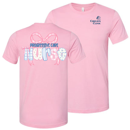Carilion Clinic Preppy Nurse per Department - Bella and Canvas - T-Shirt