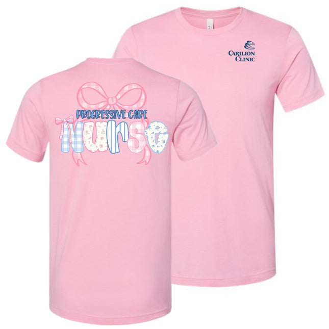 Carilion Clinic Preppy Nurse per Department - Bella and Canvas - T-Shirt