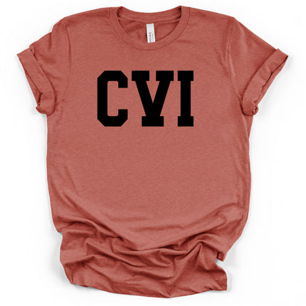Carilion Clinic CVI on Front Bella and Canvas - T-Shirt and Long Sleeve