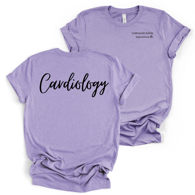 Carilion Clinic Cardiology Cursive Bella and Canvas - T-Shirt