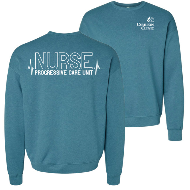 Carilion Clinic Nurse Heartbeat - Bella and Canvas
