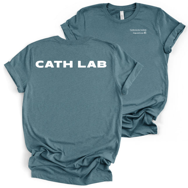 Carilion Clinic Cath Lab with Titles - Bella and Canvas - T-Shirt