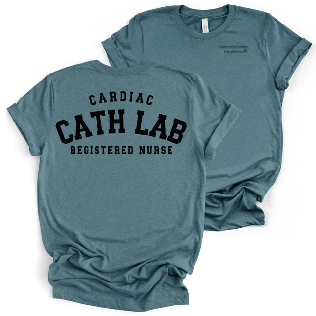 Carilion Clinic Cath Lab with Titles - Bella and Canvas - T-Shirt