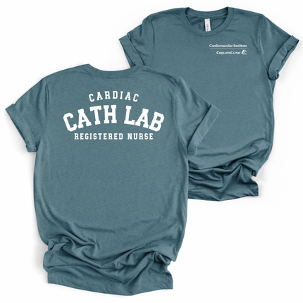 Carilion Clinic Cath Lab with Titles - Bella and Canvas T-Shirt