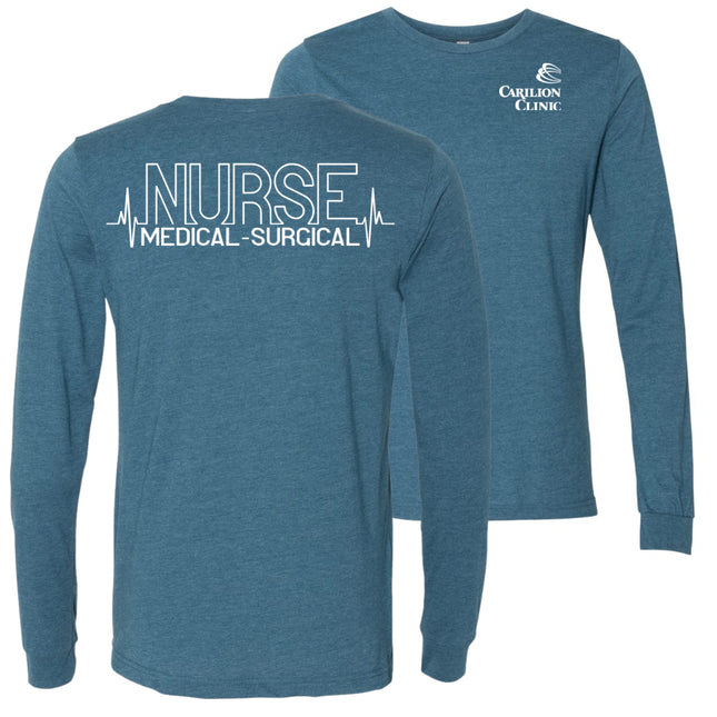 Carilion Clinic Nurse Heartbeat - Bella and Canvas