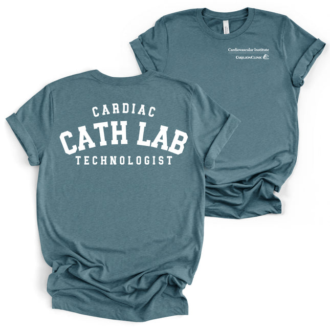 Carilion Clinic Cath Lab with Titles - Bella and Canvas - T-Shirt