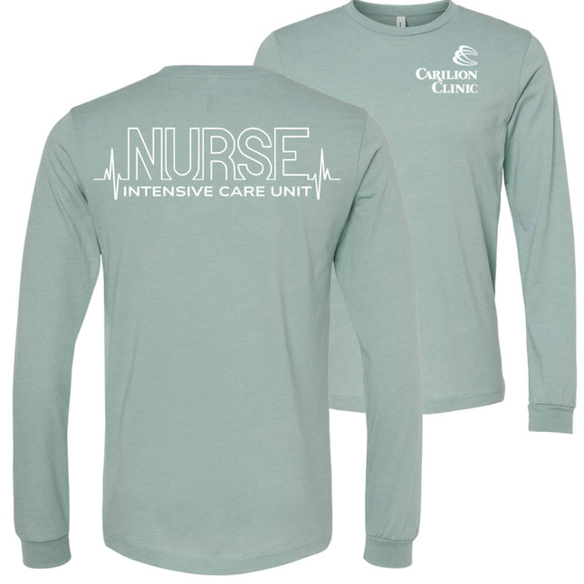 Carilion Clinic Nurse Heartbeat - Bella and Canvas