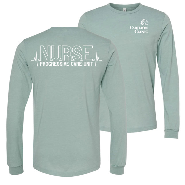 Carilion Clinic Nurse Heartbeat - Bella and Canvas