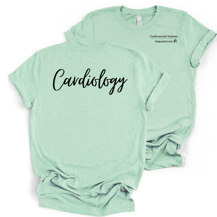 Carilion Clinic Cardiology Cursive - Bella and Canvas T-Shirt