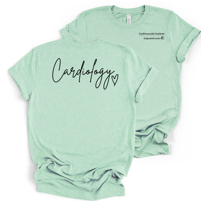 Carilion Clinic Cardiology with Heart Bella and Canvas - T-Shirt