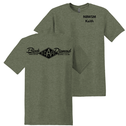 Black Diamond Radio Logo - Gildan T-Shirt