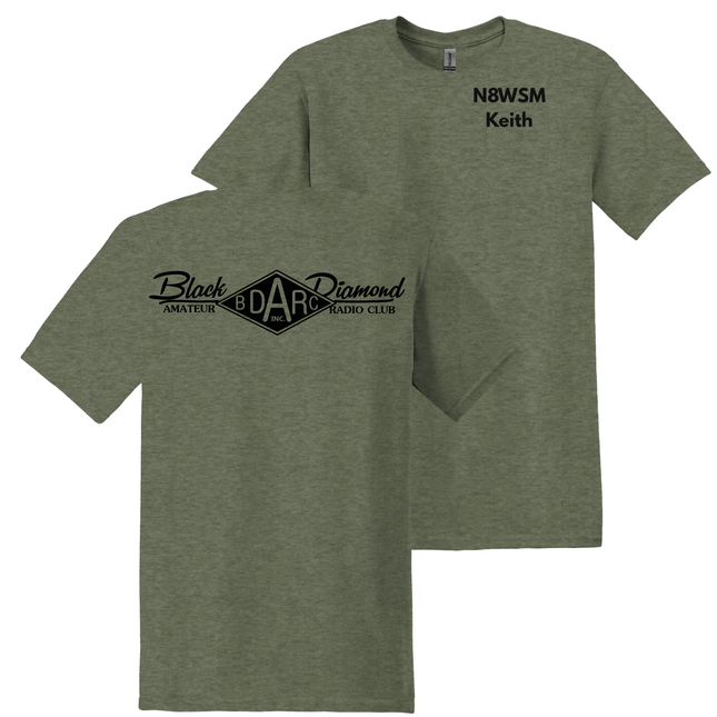 Black Diamond Radio Logo - Gildan T-Shirt